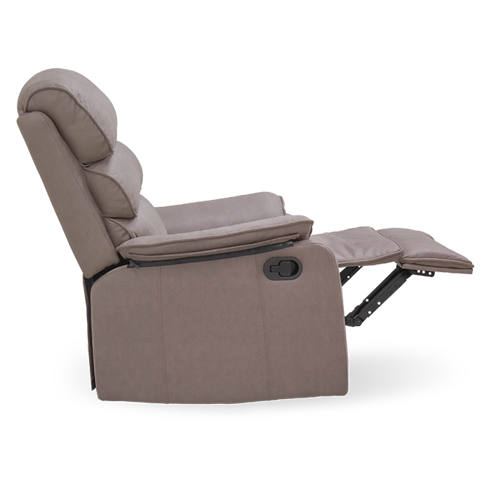 Sillon Reclinable Pu Taupe Peik | Reclinables | salas